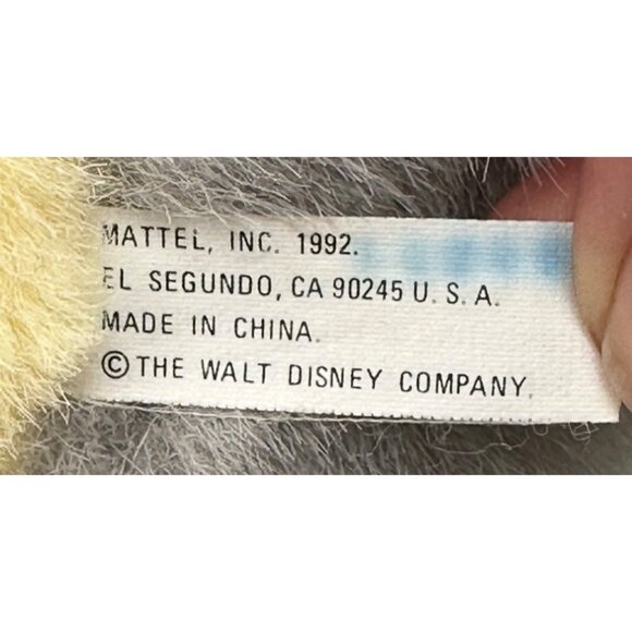 VINTAGE 1992 Mattel Disney's Thumper Plush Doll from Bambi Movie 10" Tall (READ) - Picture 11 of 11